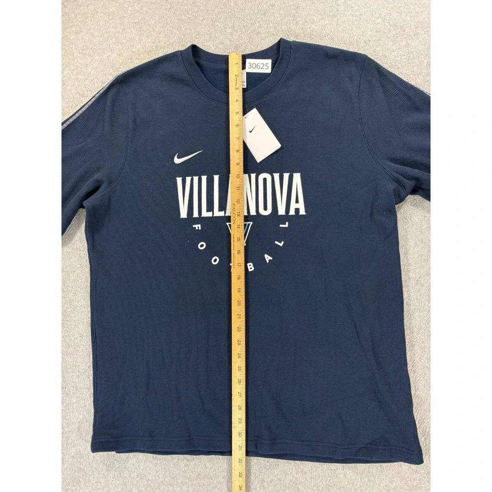 NWT Villanova Wildcats Nike Football Screened Campus Crew Shirt (Men's 2XL) Blue